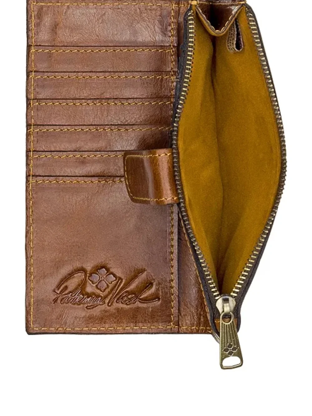 Patricia Nash Nazari Leather Mini Wallet European Map